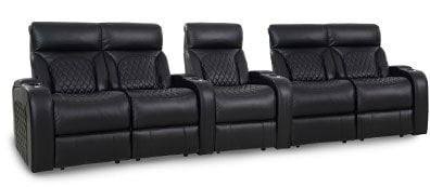row of 5 Straight with Dual Loveseats
