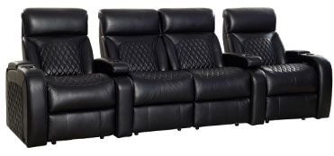 row of 4 Straight with Center Loveseat