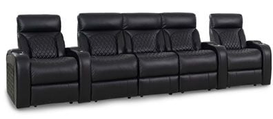 row of 5 Straight with Center Sofa