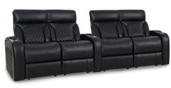 row of 4 Straight as Dual Loveseats