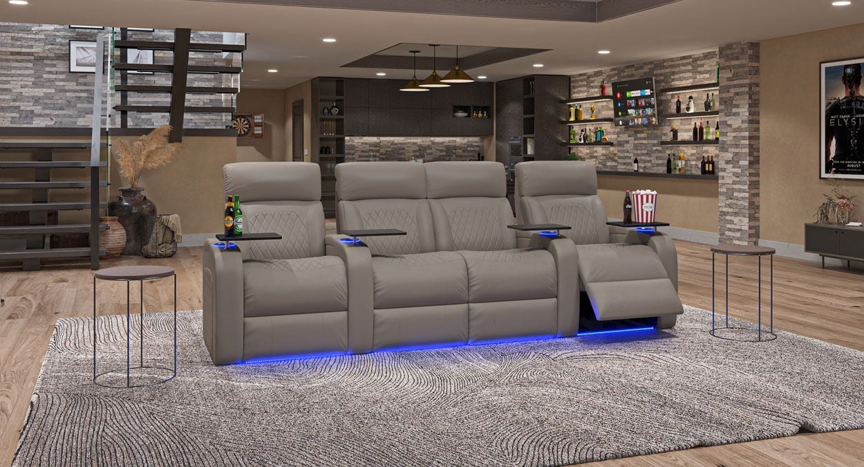 Theater seats with LHR technology