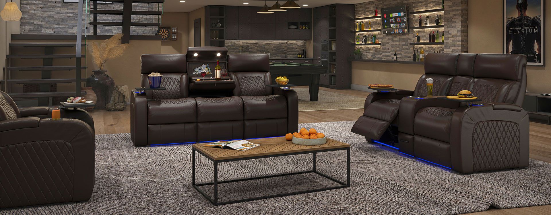 Bliss LHR Massage Sofa Set Banner