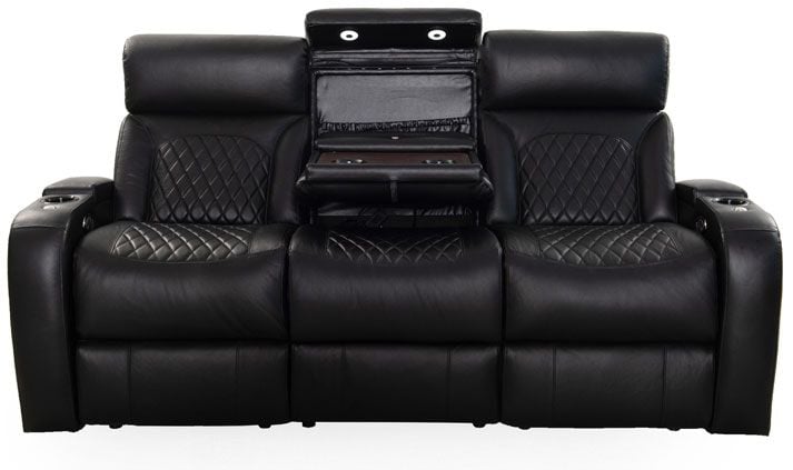 <b>Black</b> Luxe Italian Leather