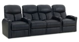 row of 4 Straight with Center Loveseat