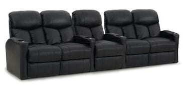 row of 5 Straight with Dual Loveseats