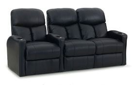 row of 3 Straight Loveseat on Right