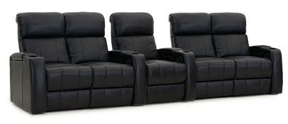 row of 5 Straight with Dual Loveseats