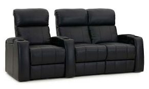 row of 3 Straight Loveseat on Right