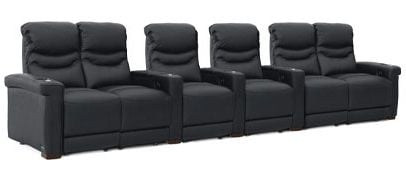row of 6 Straight with Outside Loveseats
