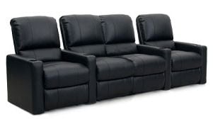 row of 4 Straight with Center Loveseat