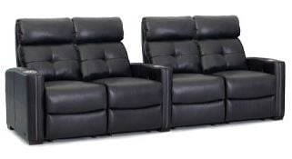 row of 4 Straight as Dual Loveseats