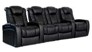 row of 4 Straight with Center Loveseat