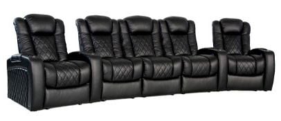 row of 5 Curved with Center Sofa