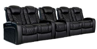 row of 5 Straight with Dual Loveseats