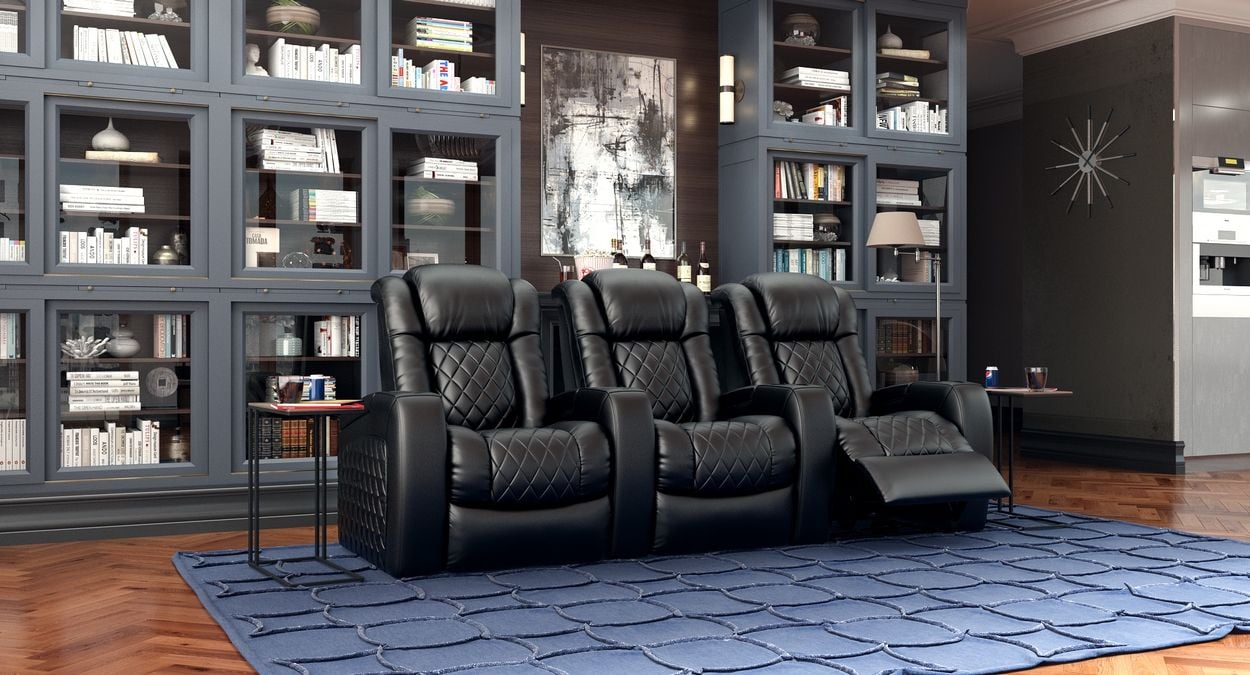 Octane 3 chairs theater seating