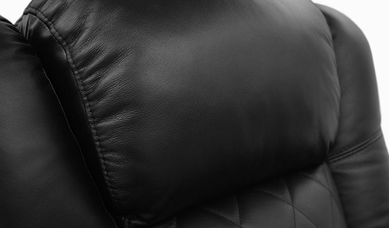 couch with adjustable headrest