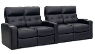 row of 4 Straight as Dual Loveseats