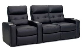 row of 3 Straight Loveseat on Right