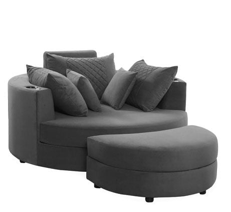 Cuddle couch round sales