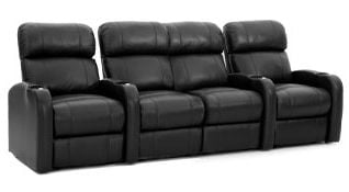 row of 4 Straight with Center Loveseat