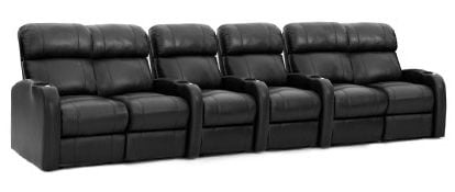 row of 6 Straight with Outside Loveseats