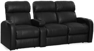 row of 3 Straight Loveseat on Right