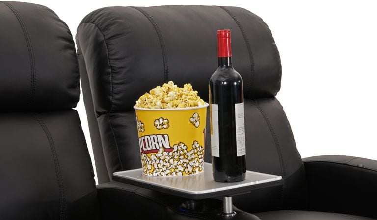 octane power recliner with tray table