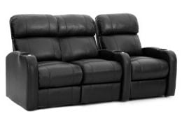 row of 3 Straight Loveseat on Left