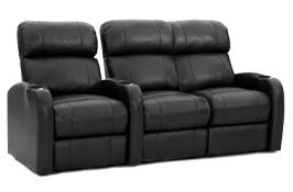 row of 3 Straight Loveseat on Right