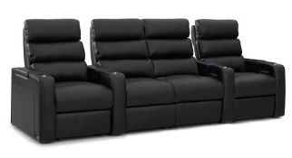 row of 4 Straight with Center Loveseat