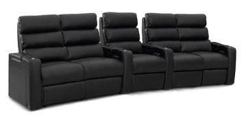 row of 5 Curved with Dual Loveseats