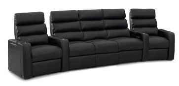 row of 5 Curved with Center Sofa