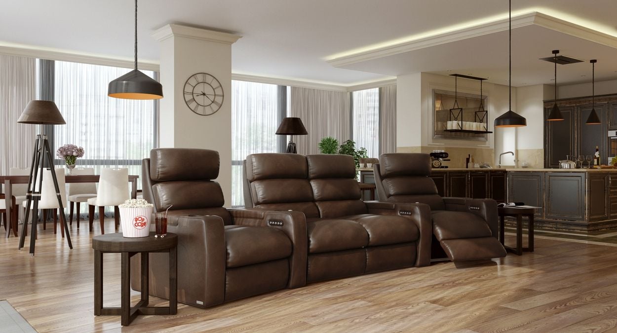 Octane Dream 4 seat theater recliners