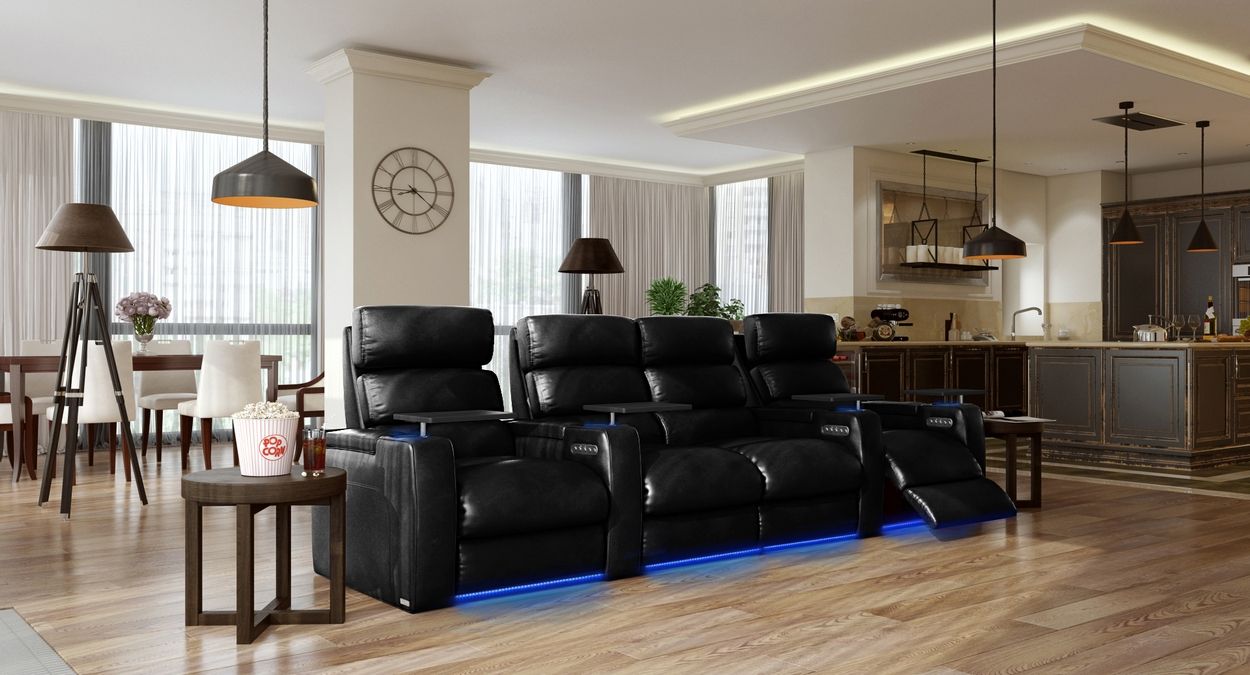 4 seat sofa recliner