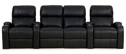 row of 4 Straight with Center Loveseat