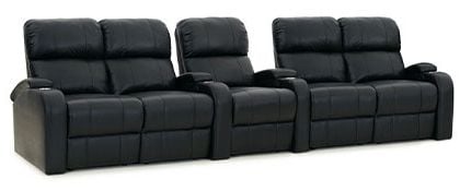 row of 5 Straight with Dual Loveseats