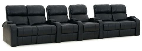 row of 6 Straight with Outside Loveseats