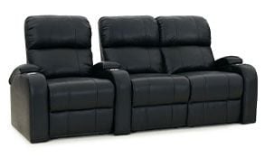 row of 3 Straight Loveseat on Right