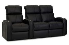 row of 3 Straight Loveseat on Right