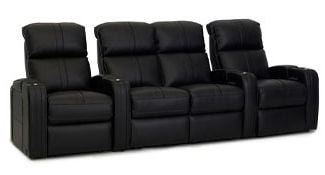 row of 4 Straight with Center Loveseat