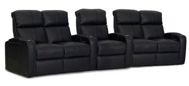 row of 5 Curved with Dual Loveseats