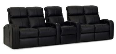 row of 5 Straight with Dual Loveseats