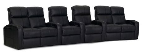 row of 6 Curved with Outside Loveseats