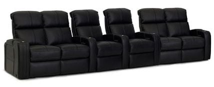 row of 6 Straight with Outside Loveseats