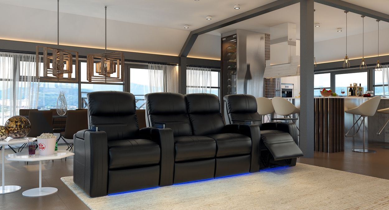 Octane Flash 4 chair theater seating
