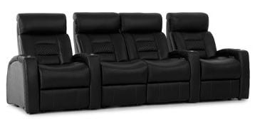 row of 4 Straight with Center Loveseat