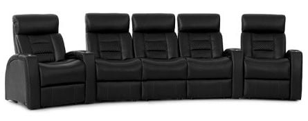 row of 5 Curved with Center Sofa