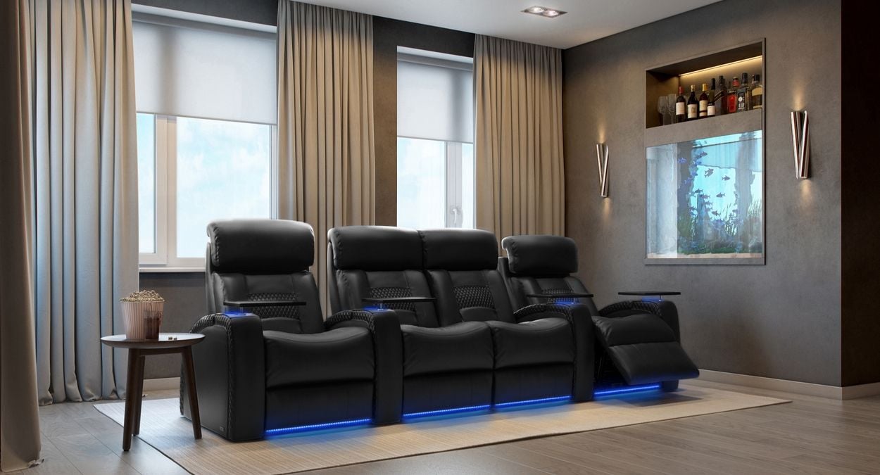 4 chairs tv room
