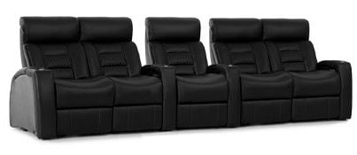 row of 5 Straight with Dual Loveseats