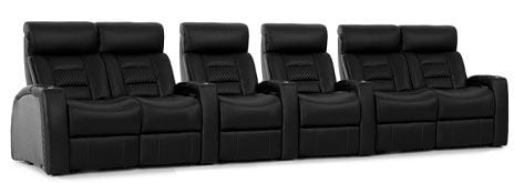 row of 6 Straight with Outside Loveseats